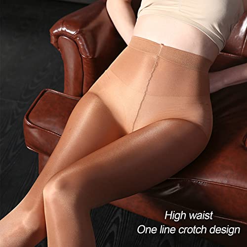 Women's Oil Shiny Pantyhose High Stretch Tights 60D D834816