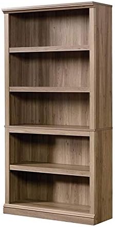 5 Shelf Bookcase with 3 Adjustable Shelves in Salt Oak Z8468