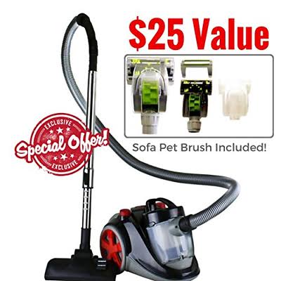 Bagless Canister Cyclonic Vacuum with HEPA Filter S266