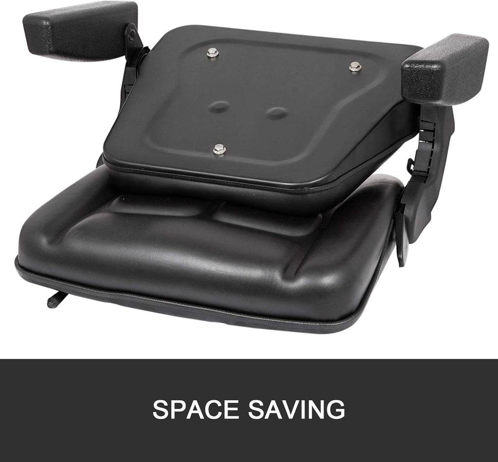 Fold Down Forklift Seat with Safety Belt and Armrest K838