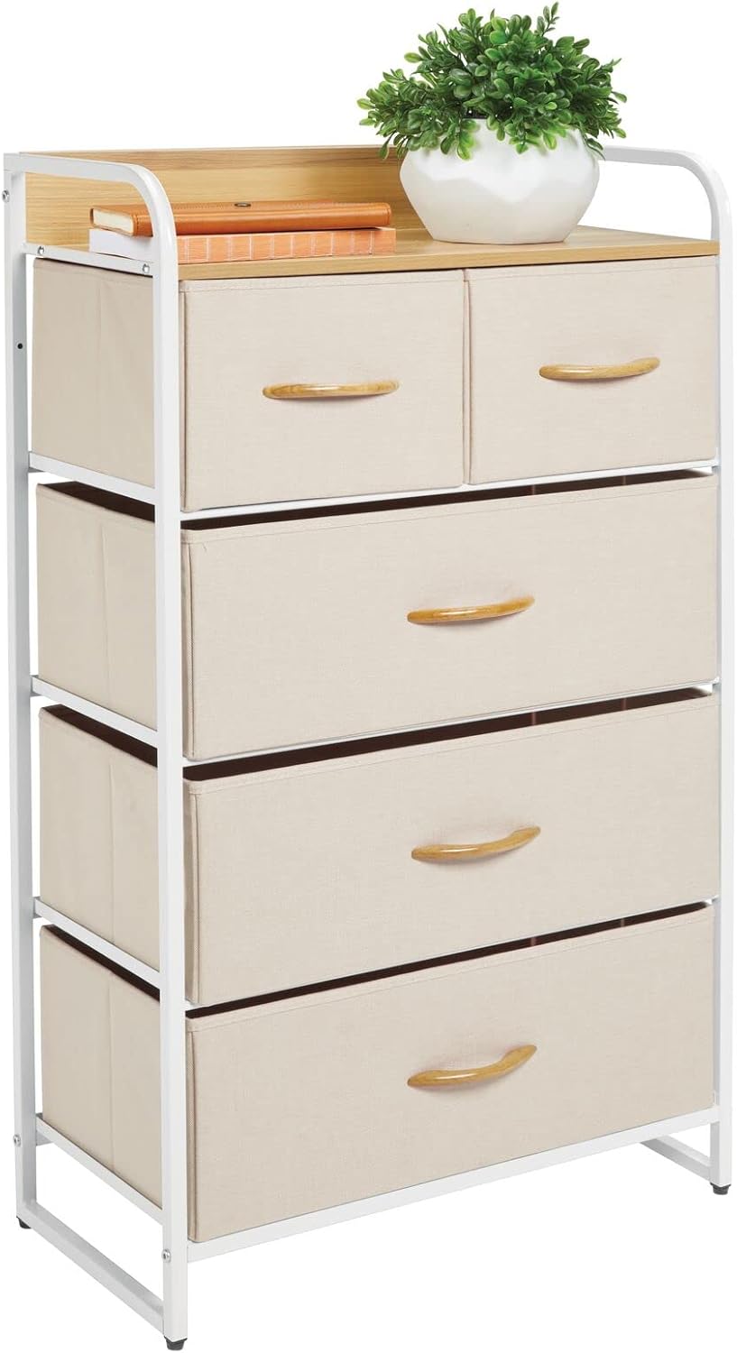 Tall 5 Removable Drawers Dresser Storage Chest G6415
