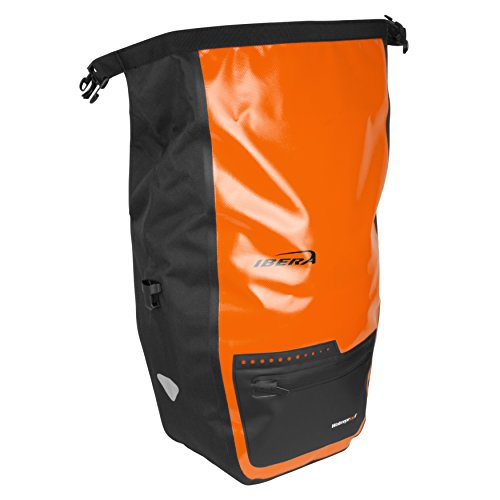 Black Waterproof 30L Bike Panniers with Rain Cover A29785