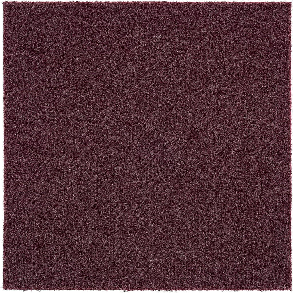 Self Adhesive Carpet Tile, 12 Tiles/12 sq Ft Pack of 2 S10299