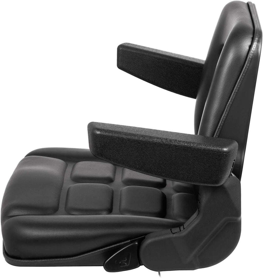Fold Down Forklift Seat with Safety Belt and Armrest K838