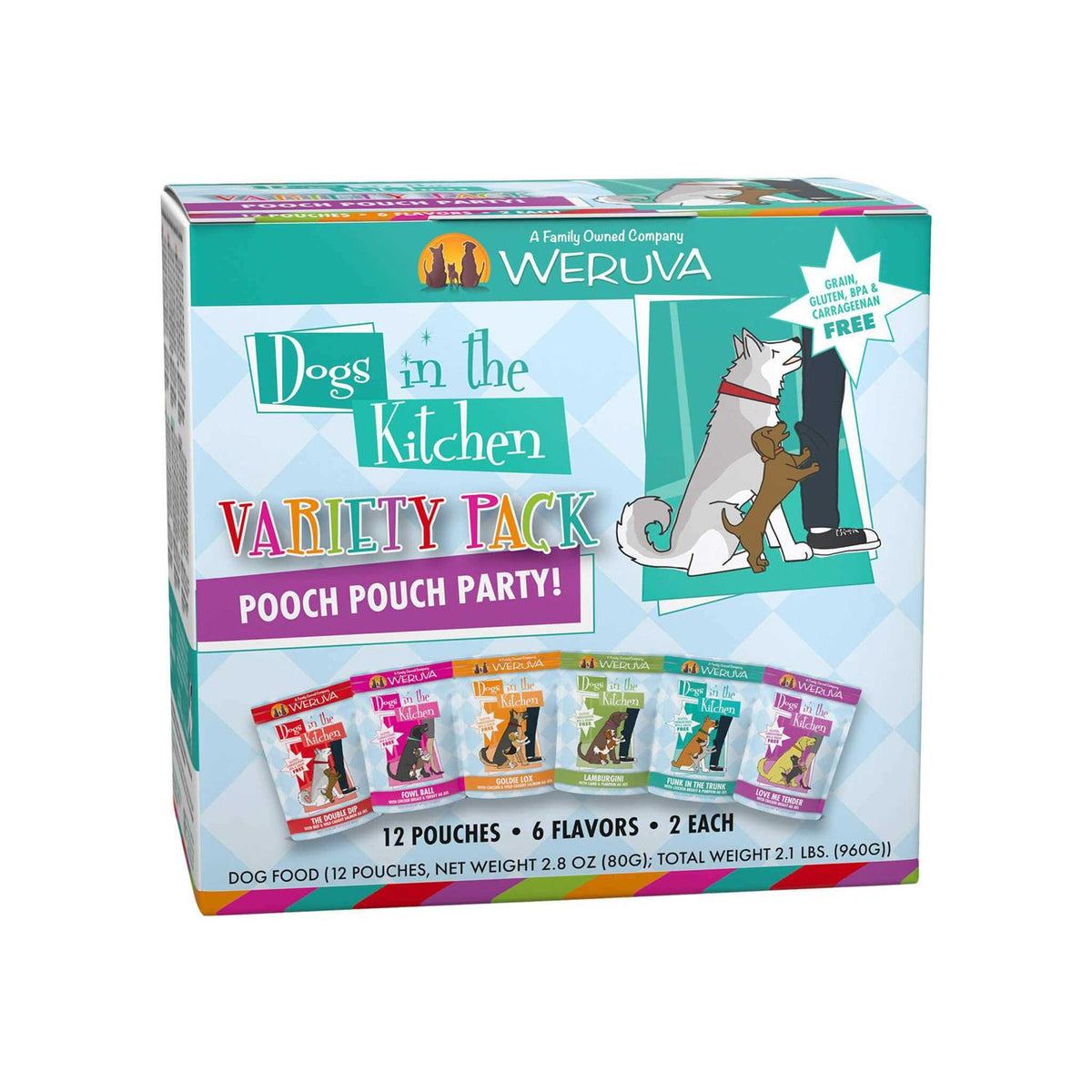 Pooch Pouch Party! Variety Pack Dog Food L25527
