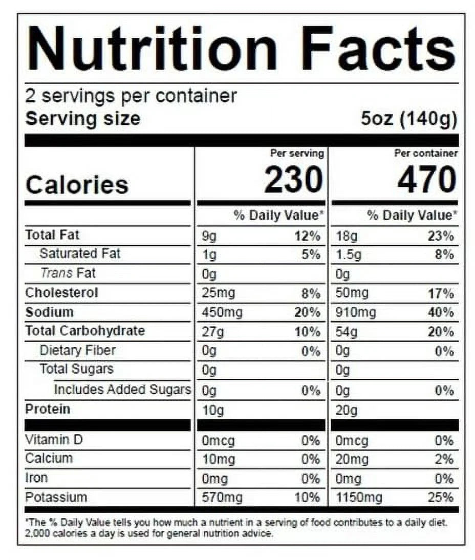 9.5oz Frozen Fish and Chips Pack of 10 M67536