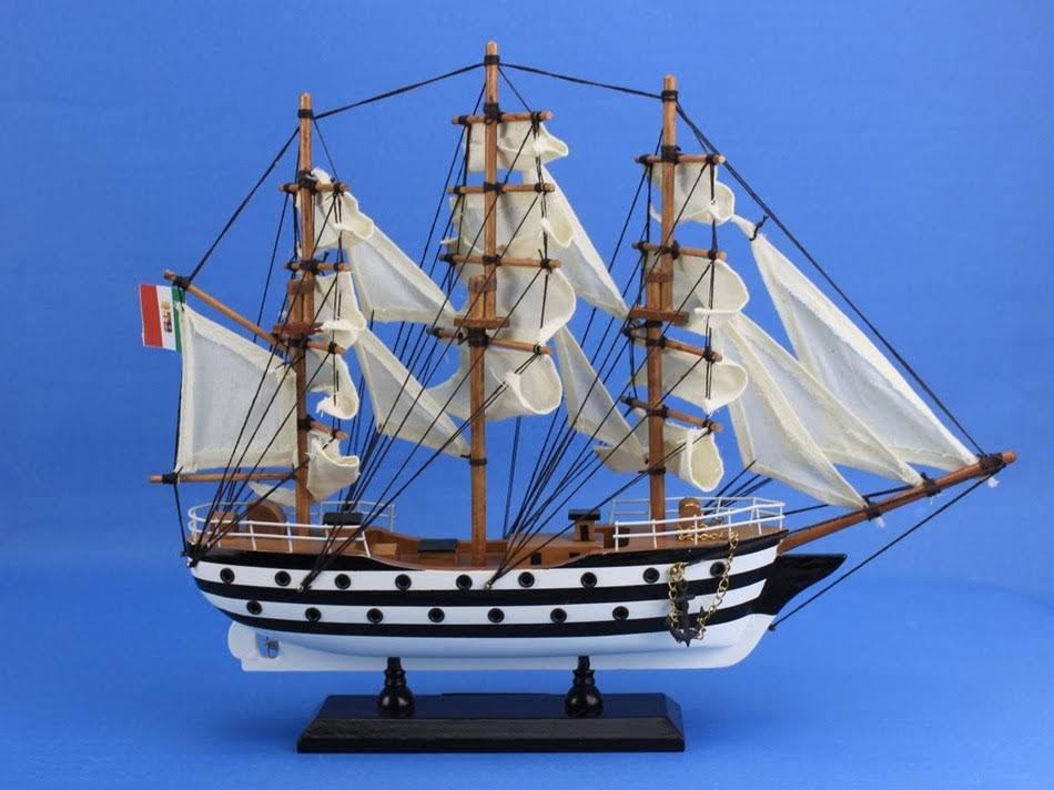 Wooden Tall Model Ship F27469