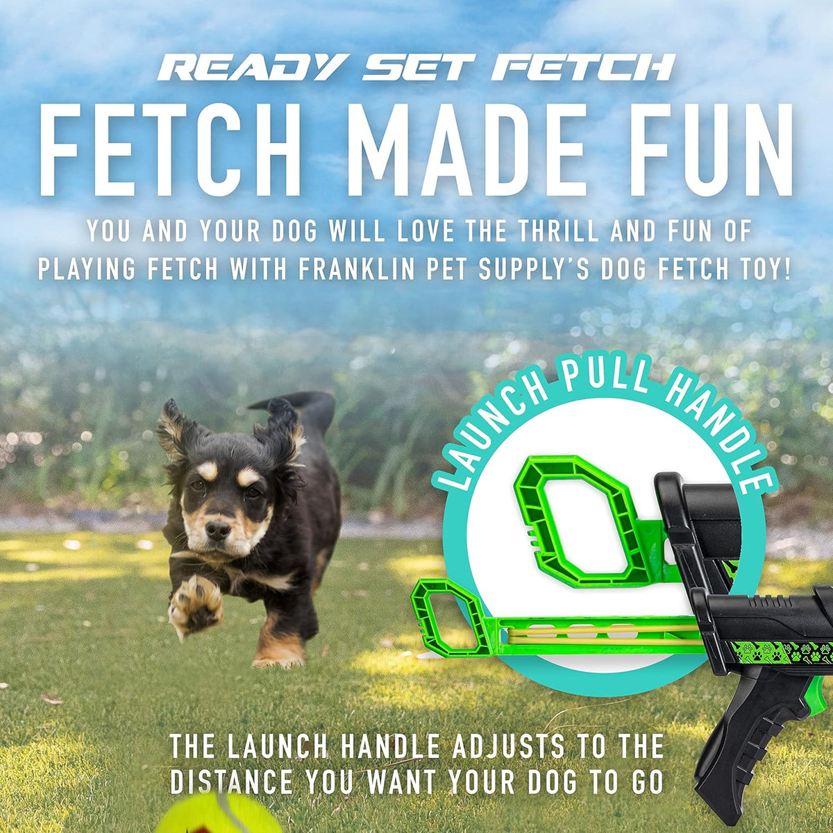 Mini Tennis Ball Launcher for Dogs J350