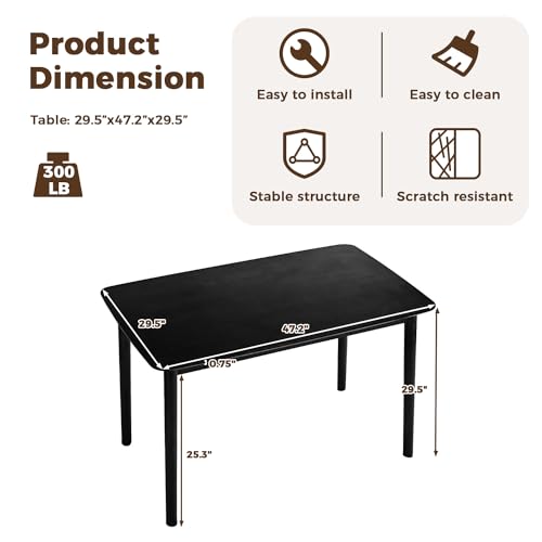 Walnut Solid Wood Square Dining Table Y987258