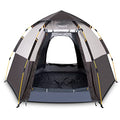 Waterproof Instant Camping Tent, 2/3/4 Person Double Layer Dome Tent P265