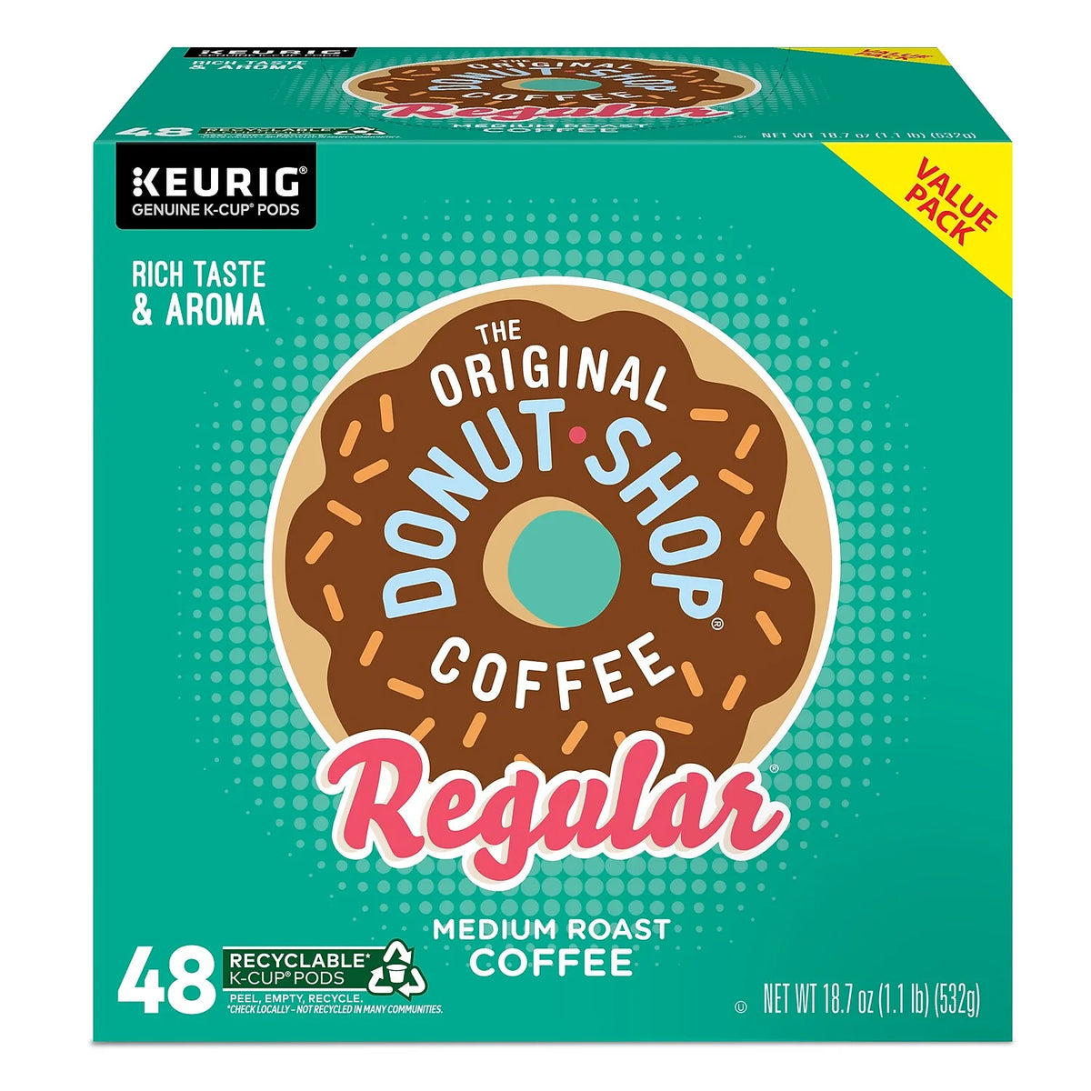 48 Count Medium Roast Coffee K-Cup Pods H144850