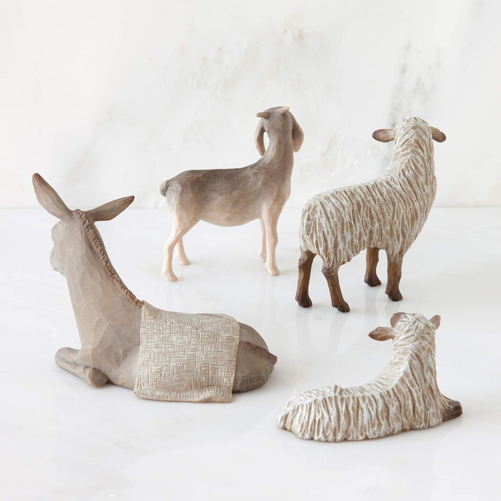 4-piece set sculpted hand-painted nativity figures I568429