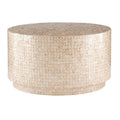 Gold Capiz Mosaic Coffee Table P6870
