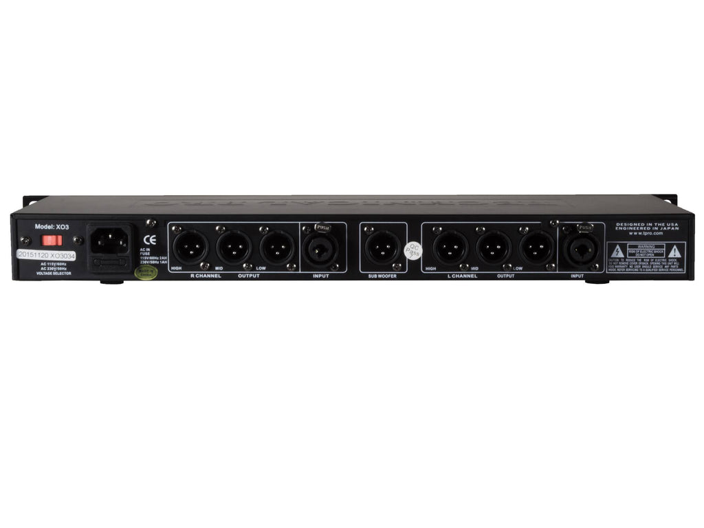 3 Way Crossover with Subwoofer Output C641935