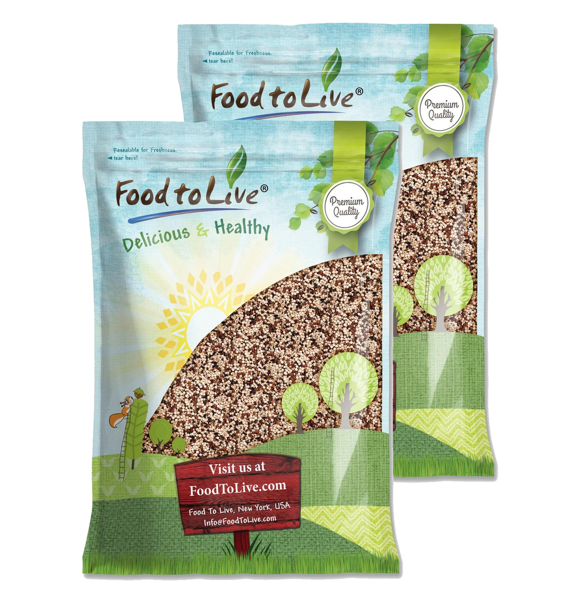 24 Pounds Tri-Color Quinoa Blend K314099