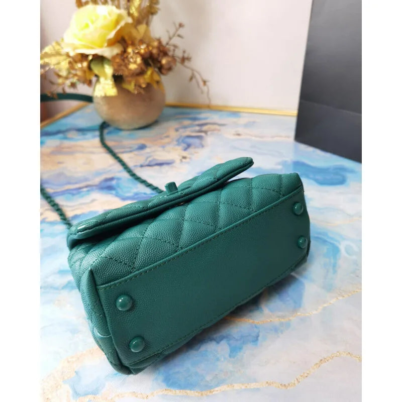 Mini Coco Handle Ultra Matte Grained Calfskin Bag K4841