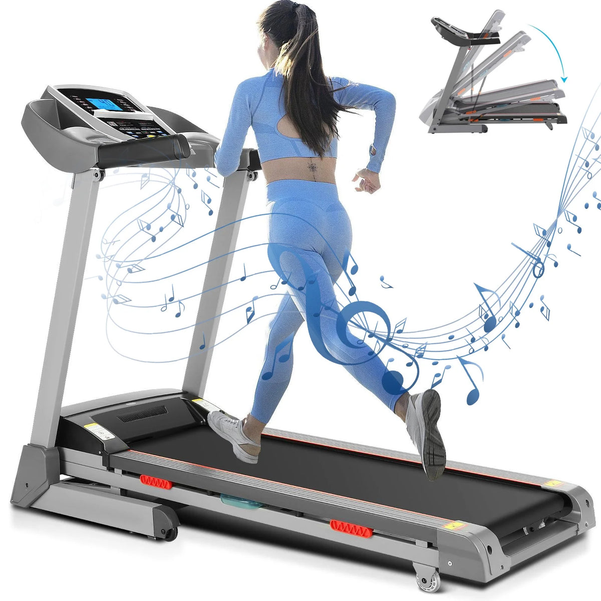3HP Incline Treadmill with 15 Level Auto Incline H403637