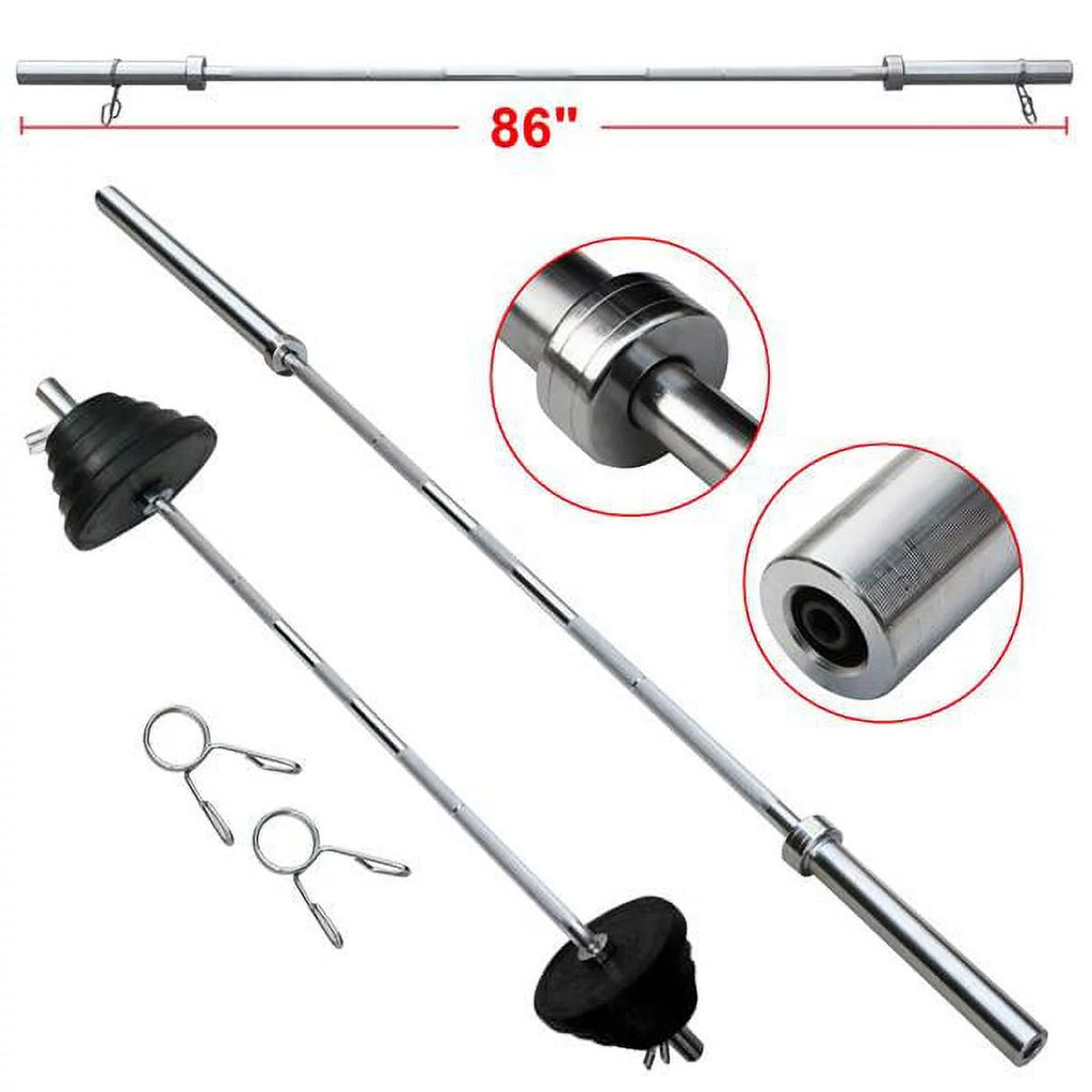 7ft Chrome Olympic Barbell Bar K60323