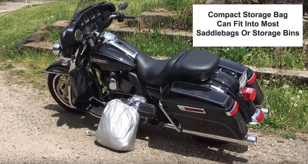 Scooter Cover with Reinforced Securing Straps and Storage Bag W83132
