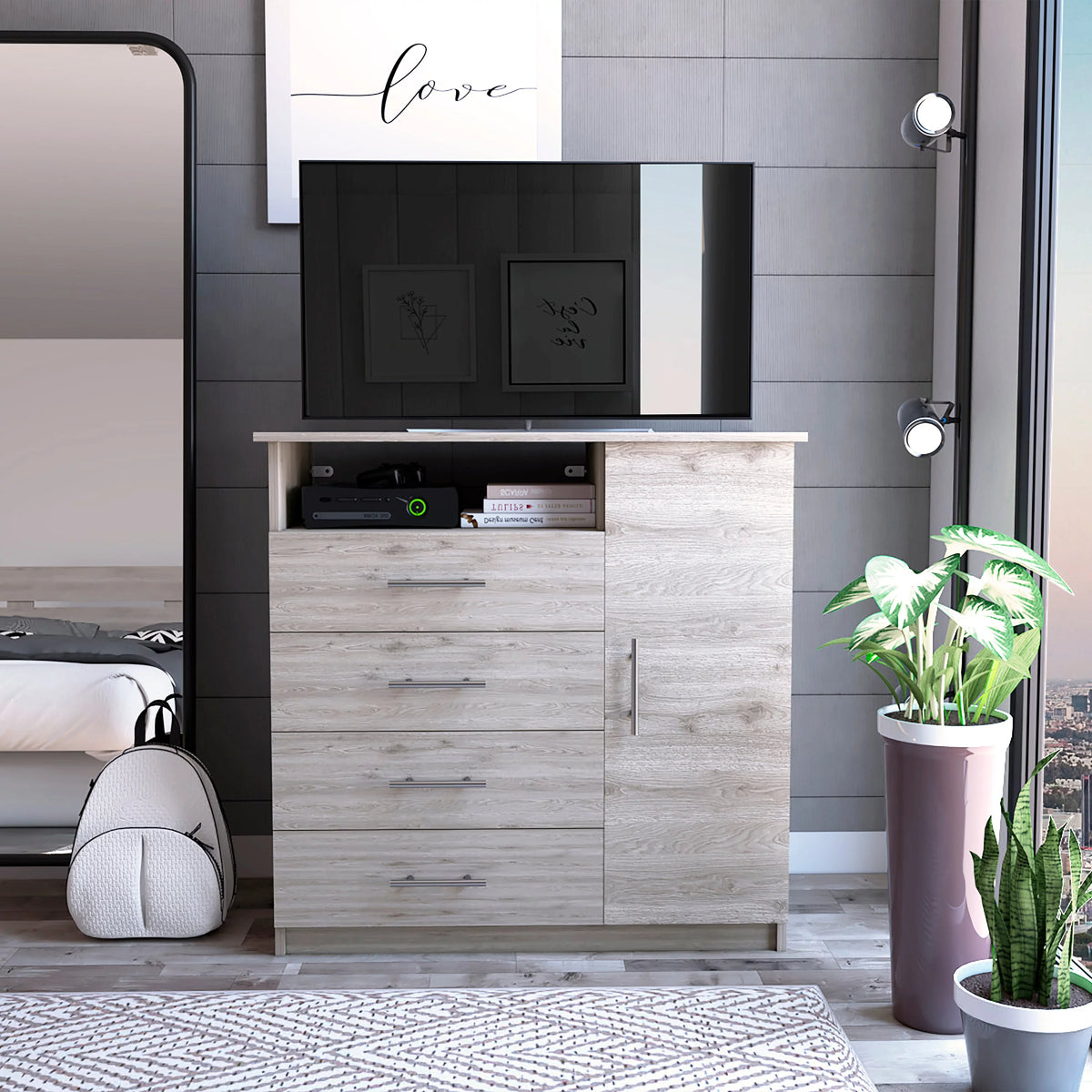 Light Grey Dresser E84844