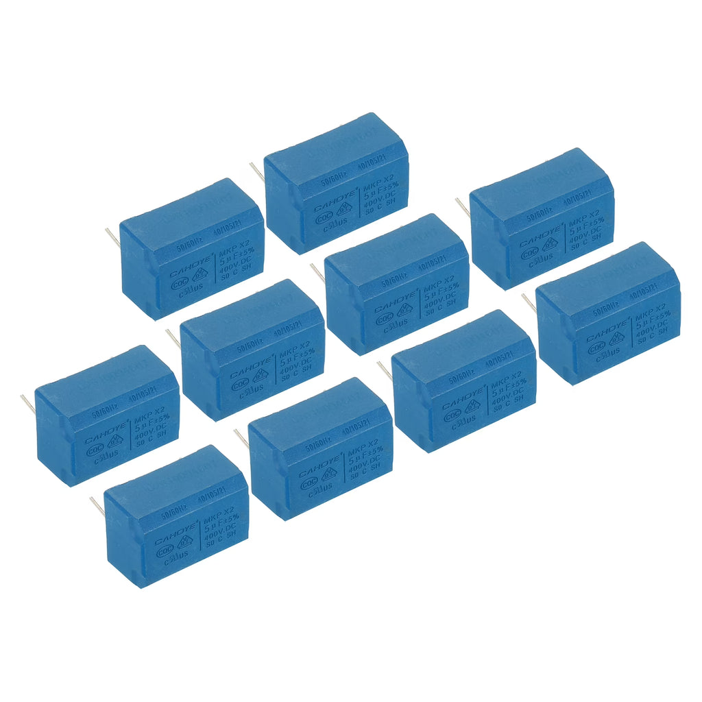 10 Pack 5uF DC 400V High Voltage Capacitor A674