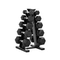 150 Lb. Rubber Hex Dumbbell Weight Set S5661