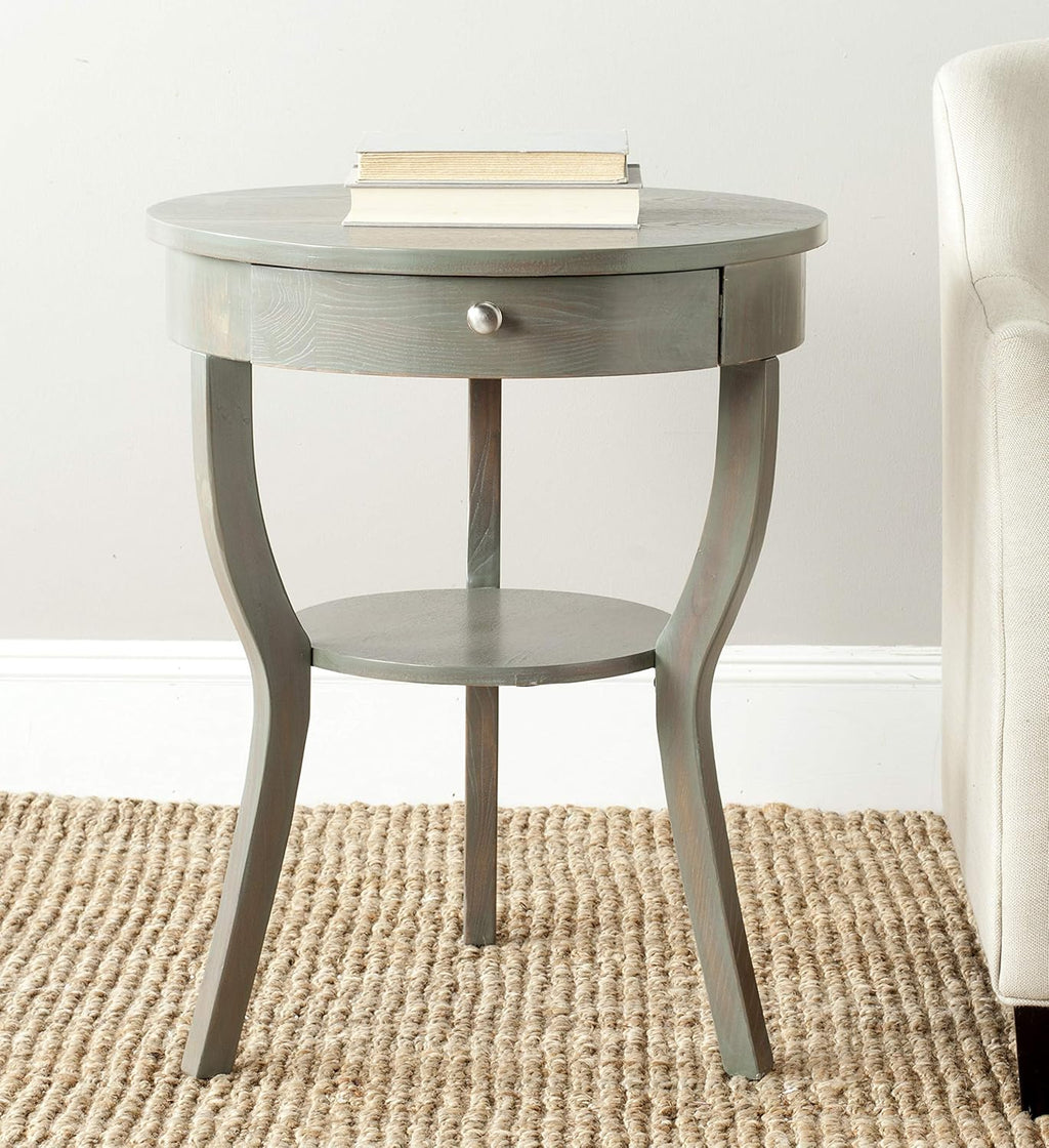 French Grey End Table S8457