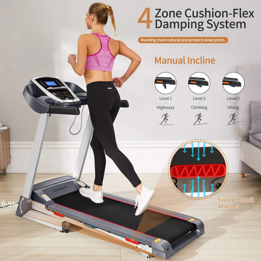 3HP Incline Treadmill with 15 Level Auto Incline H403637