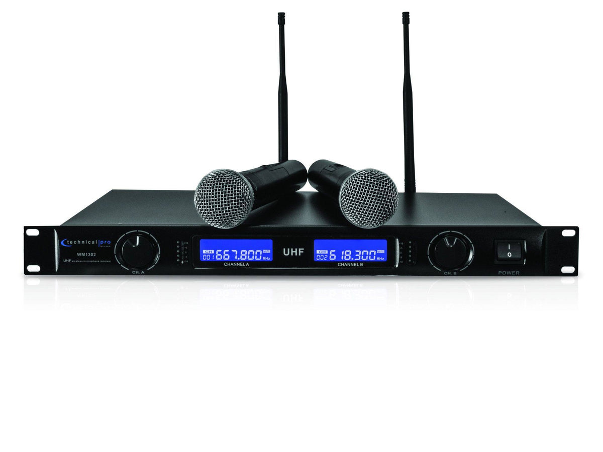 UHF Dual Wireless Microphone System G9428