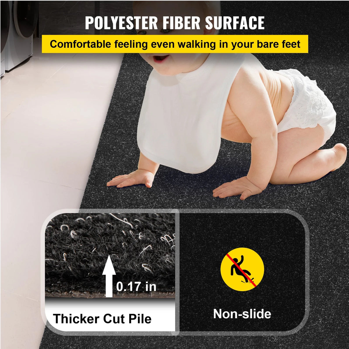 6 ft x 13.1 ft Marine Grade Waterproof Cuttable Carpet I841