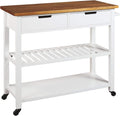 White Kitchen Bar Cart J37879