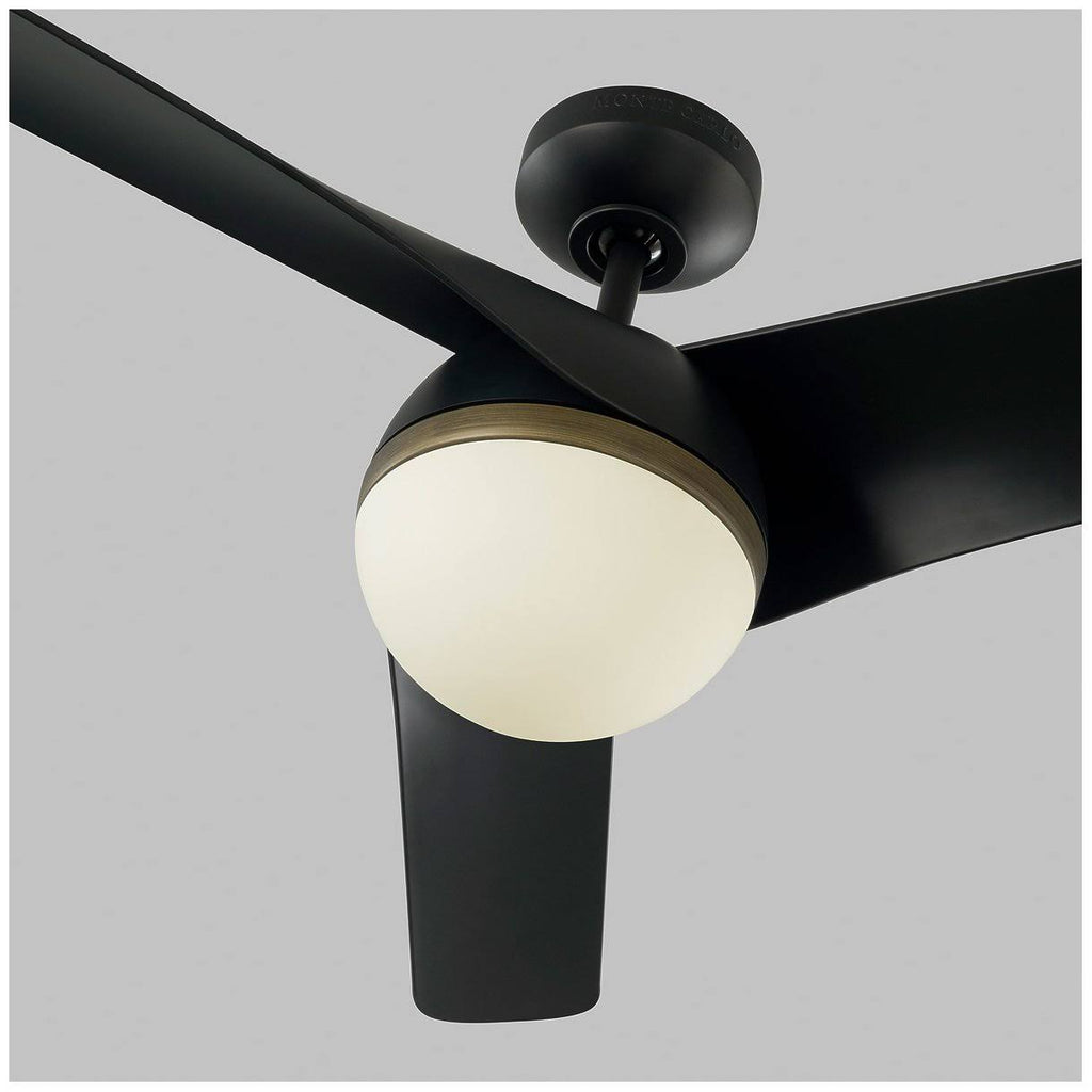 56x22 Matte Black Ceiling Fan A8526