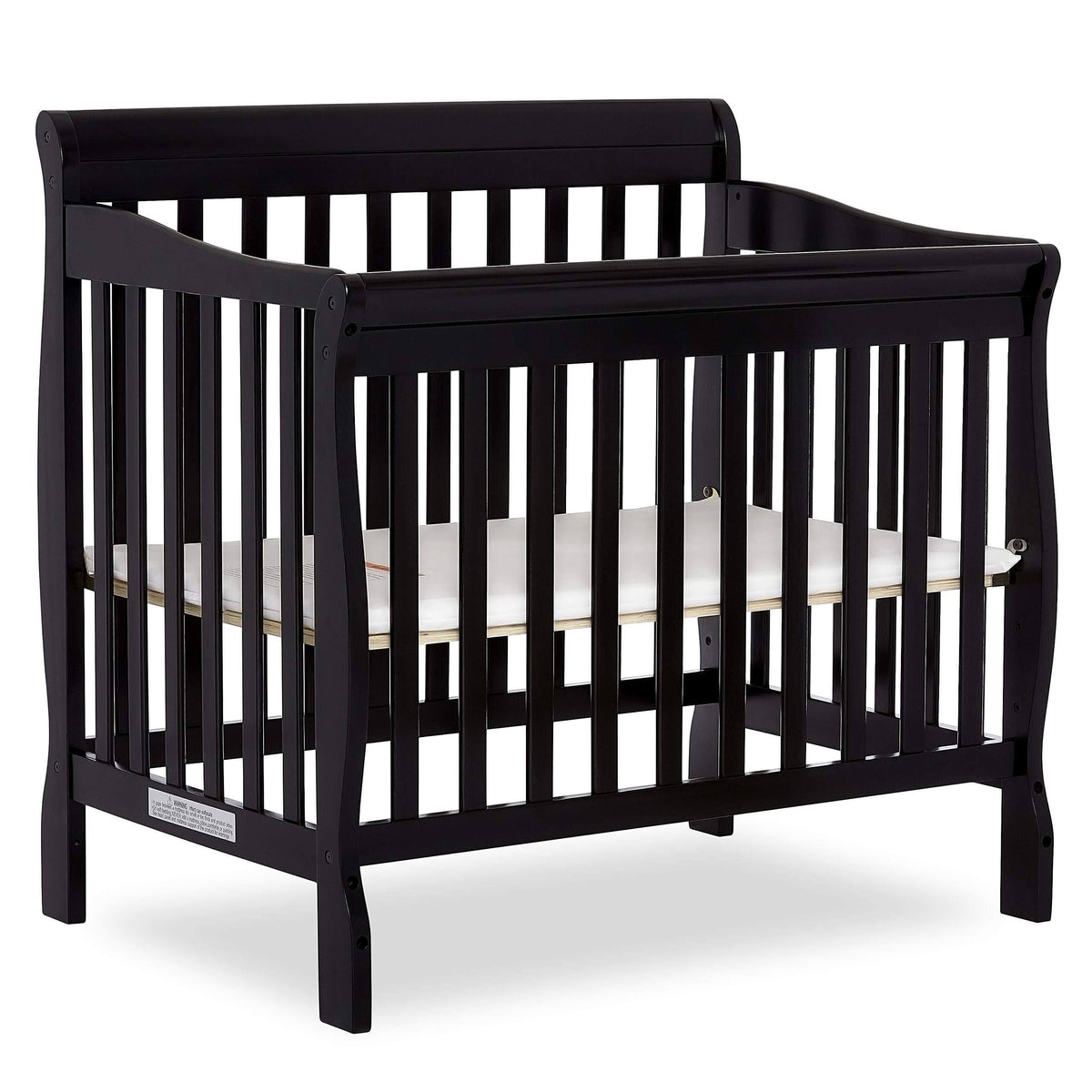 Black 4 in 1 Convertible Mini Crib S26262
