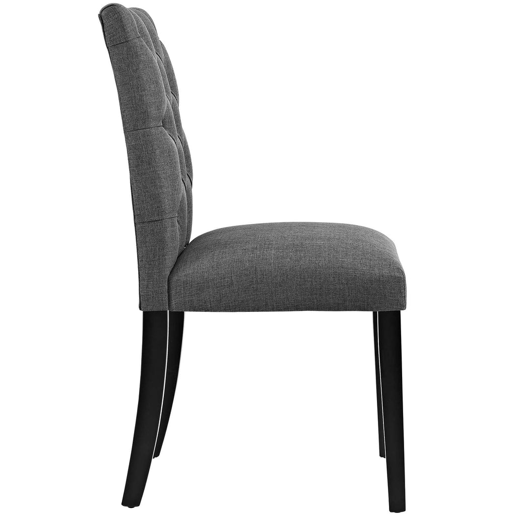 Gray Fabric Dining Chair Set of 4 H78348