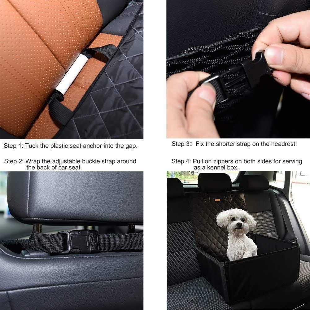 Pet Front Seat Cover Dog Booster Seat Waterproof 2 in 1 Y31014