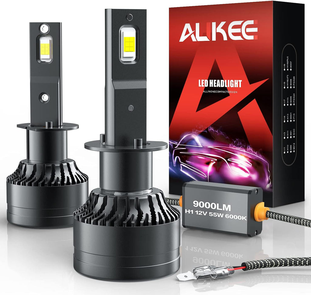 H1 LED Headlight Bulb 110W 18,000LM 6000K Cool White CSP Chips Conversion Kit Pack of 2 R69133