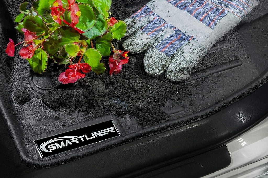 2 Row Black Floor Mats for 2019-2022 Ram 2500/3500 Crew Cab B348