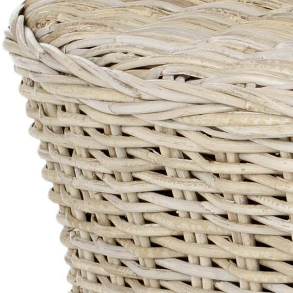 White Cocktail Ottoman U38210