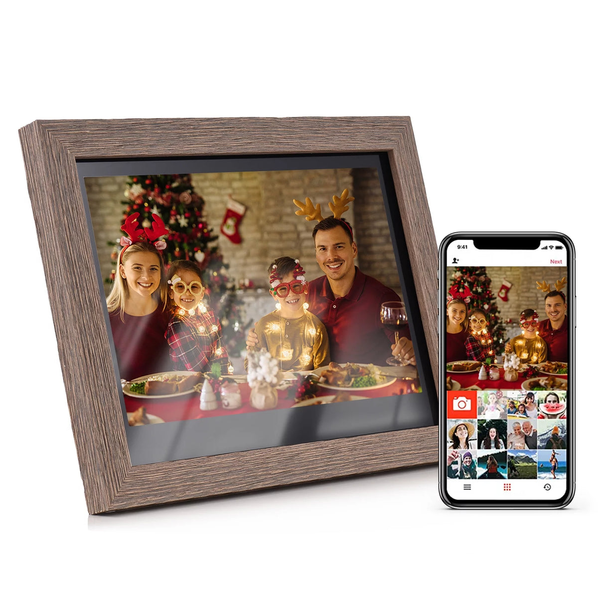 10.1 Inch WiFi Digital Photo Frame Touch Control 16GB Storage H479725