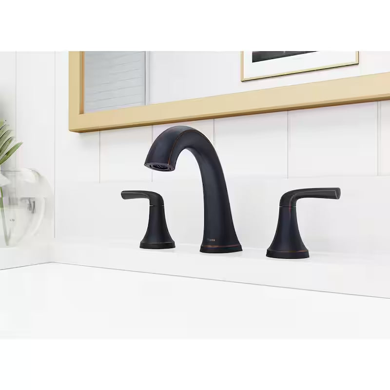 8 in. Widespread Double Handle Bathroom Faucet in Tuscan Bronze K86501