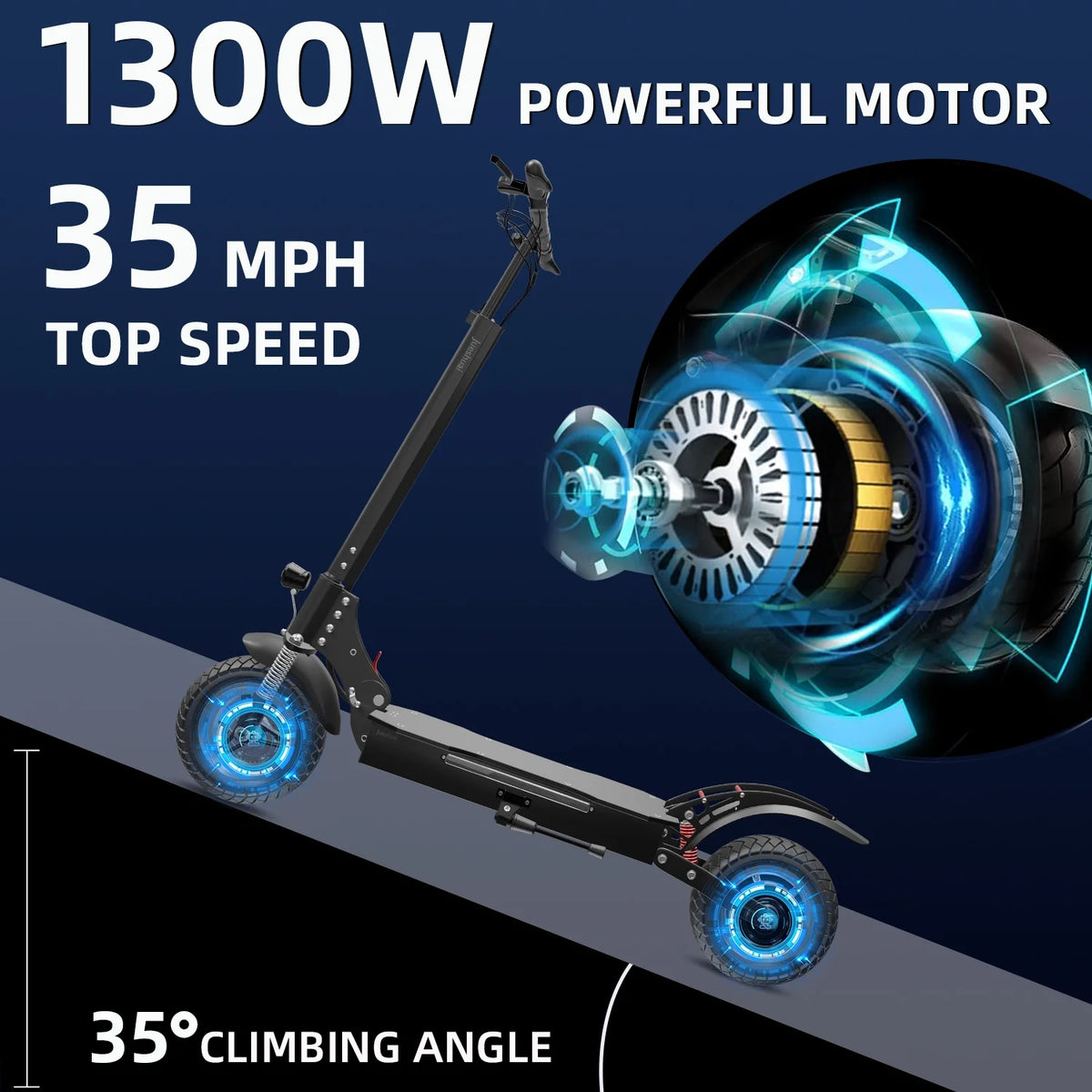 1300W Foldable Electric Scooter P103