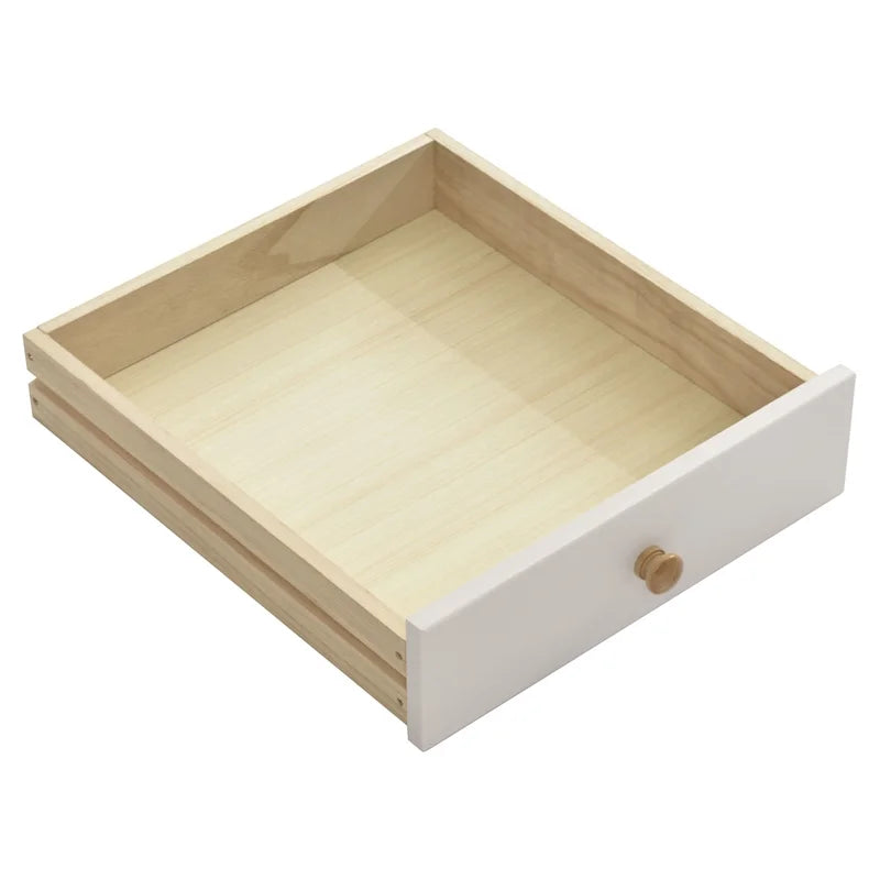 Solid Pine Wood 2 Drawer Nightstand Set of 2 J6514