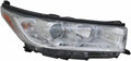 Passenger Side Headlight Assembly Chrome Bezel F498793