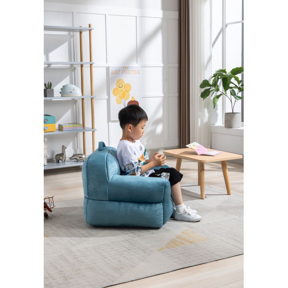 Velvet Memory Sponge Bean Bag Chair S347