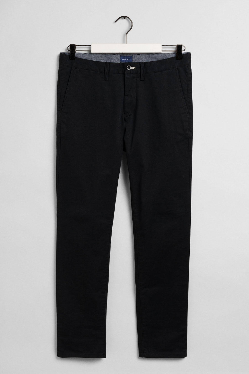 Slim Fit Twill Chinos, Black T41789