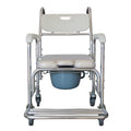 Aluminum Multifunction Wheelchair Shower Commode Chair with Locking Wheels N881