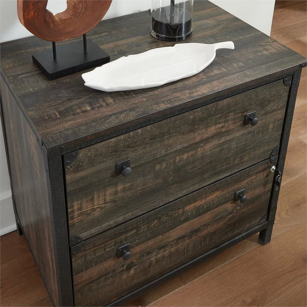 Carbon Oak Engineered Wood Lateral File F603