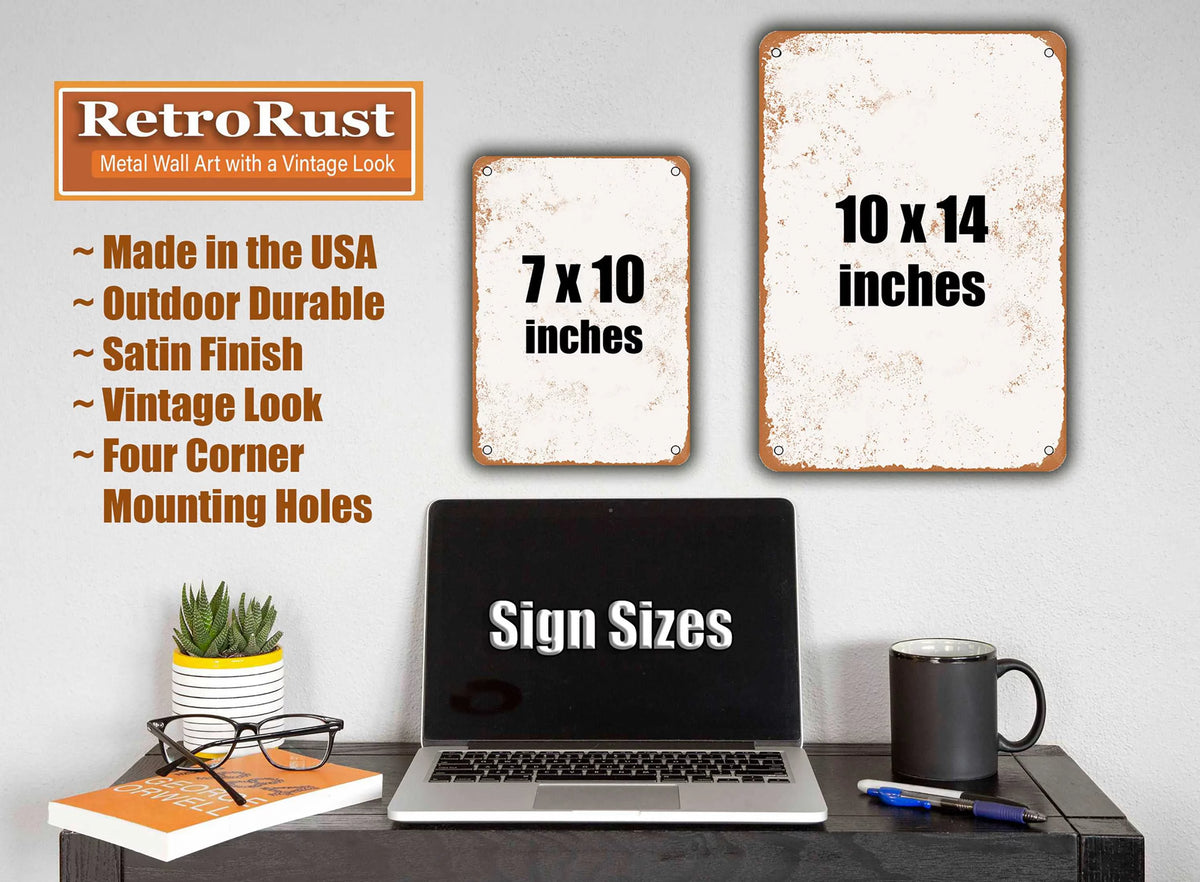 Metal Sign U961