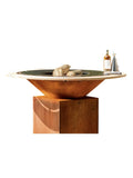 Fire Guard Ring 100 Rubber Wood O12996