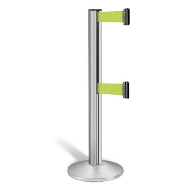 Fluorescent Yellow Crowd Control Post L726764